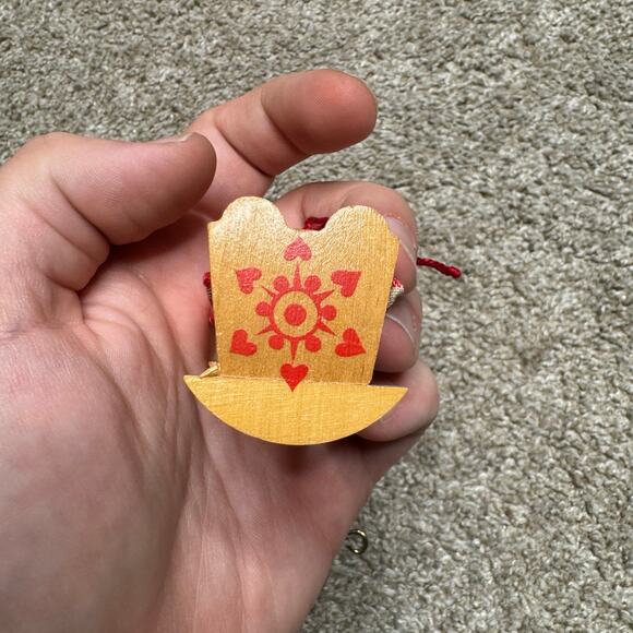 STEINBACH HANDMADE WOODEN GERMAN CHRISTMAS ORNAMENT TWINS IN CRADLE - Picture 5 of 5